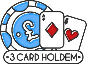 3 card holdem poker icon
