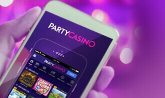 party casino mobile device