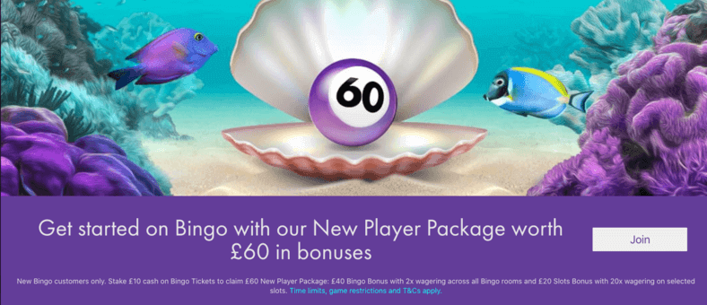 bet365 bingo bonus